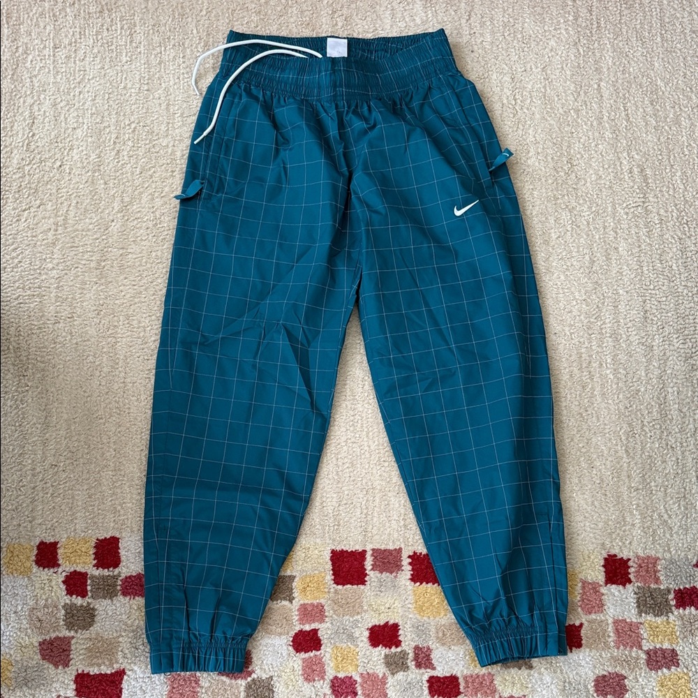 Nike Teal Grid Joggers